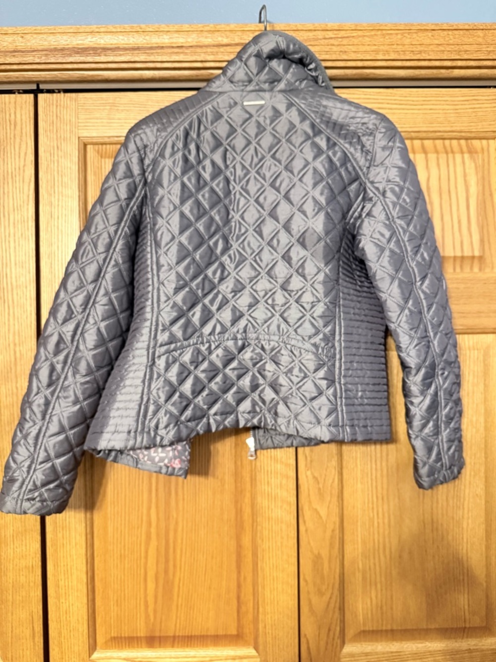 Andrew Marc Gray Quilted Zip-Front Jacket - Picture 2 of 7